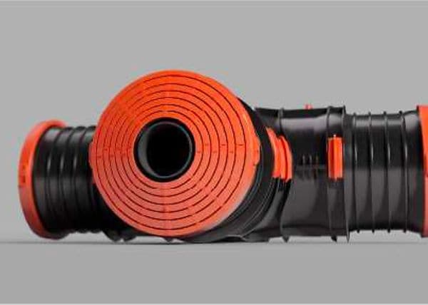 Wirquin RWC12 Muffe 100mm - Gerade WC-Verbindung Für Kleine Räume